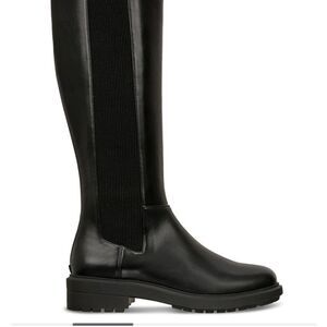 Alfani Women's Tamira Knee High Riding Boots 7.5M Black Smooth NWT